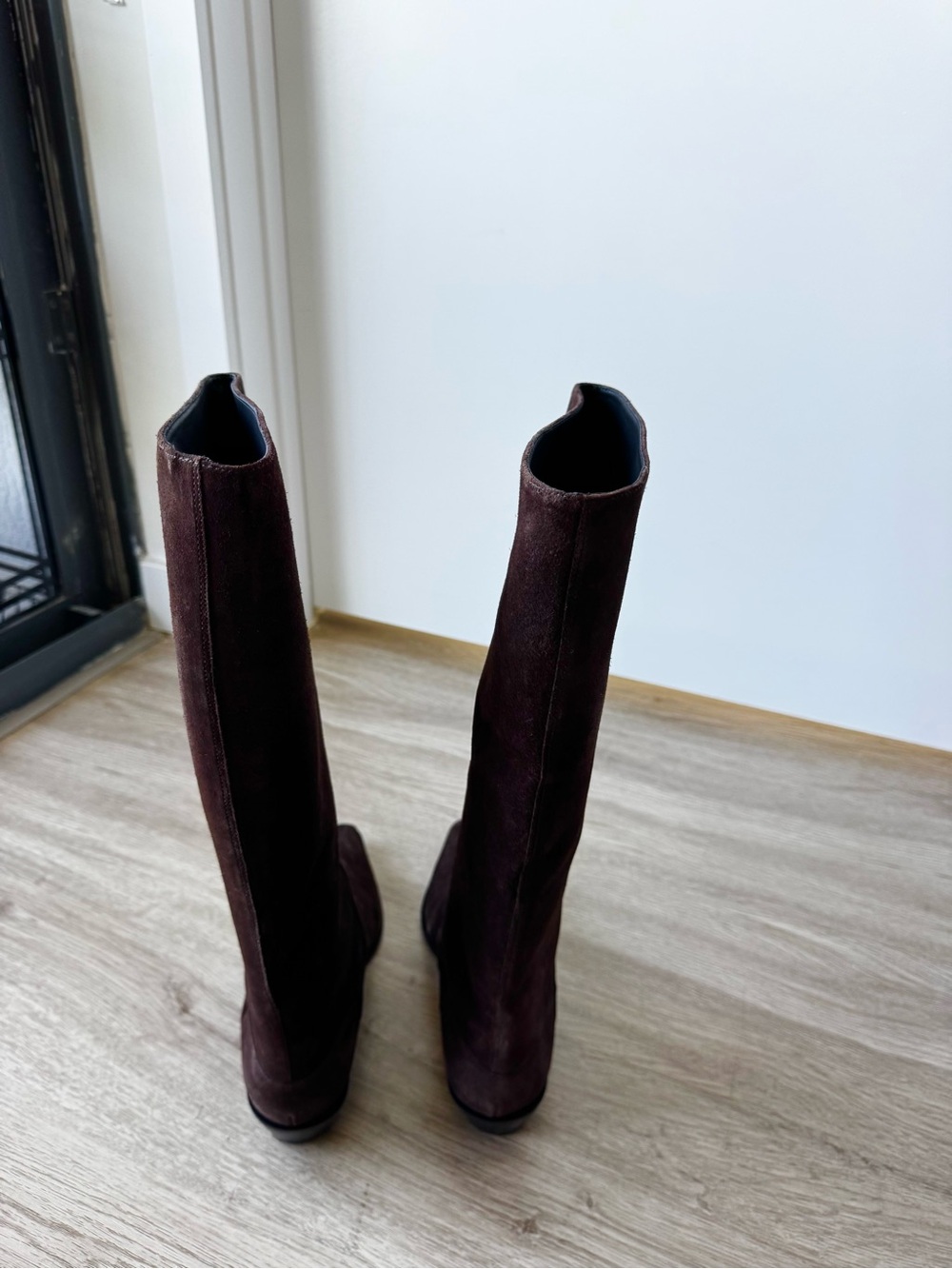 Reformation Tall Suede Over-the-Knee Boot in Dark Brown - Picture 8 of 8